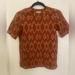 Orange sweater shirt